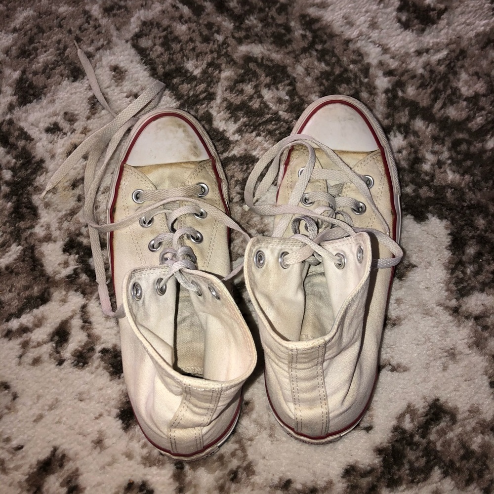 white high top converse